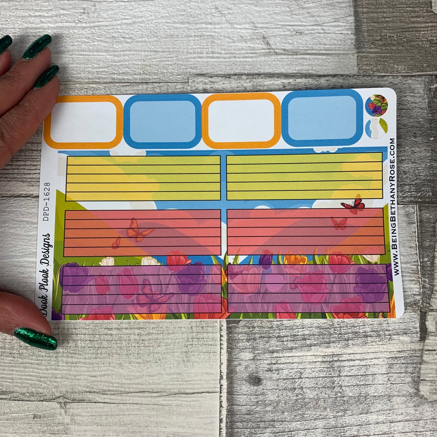 Spring has spring Passion Planner Week Kit (DPD1628)