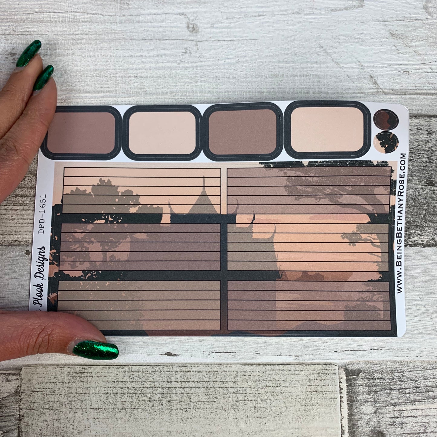 Temple Passion Planner Week Kit (DPD1651)