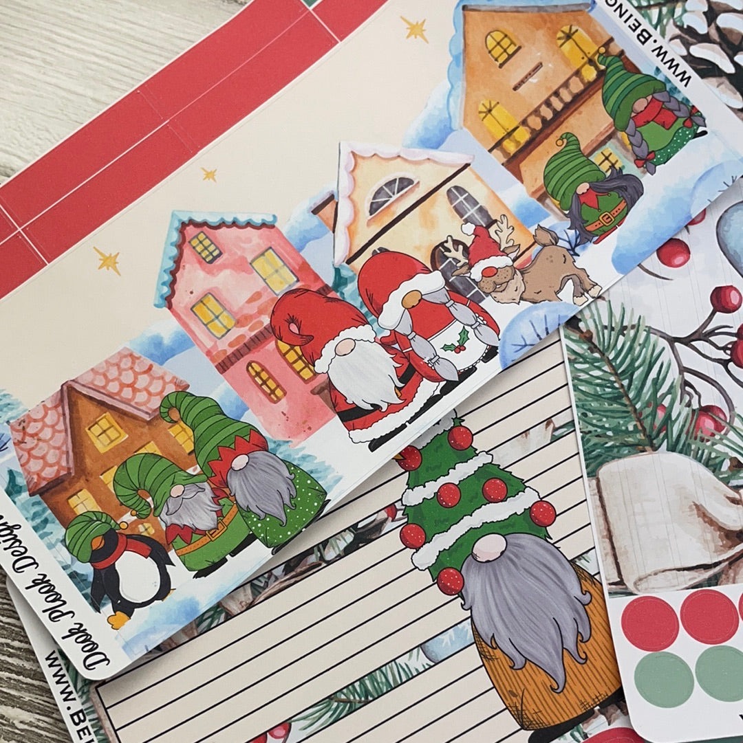 Christmas Scene Gonk Passion Planner Week Kit (DPD2364)
