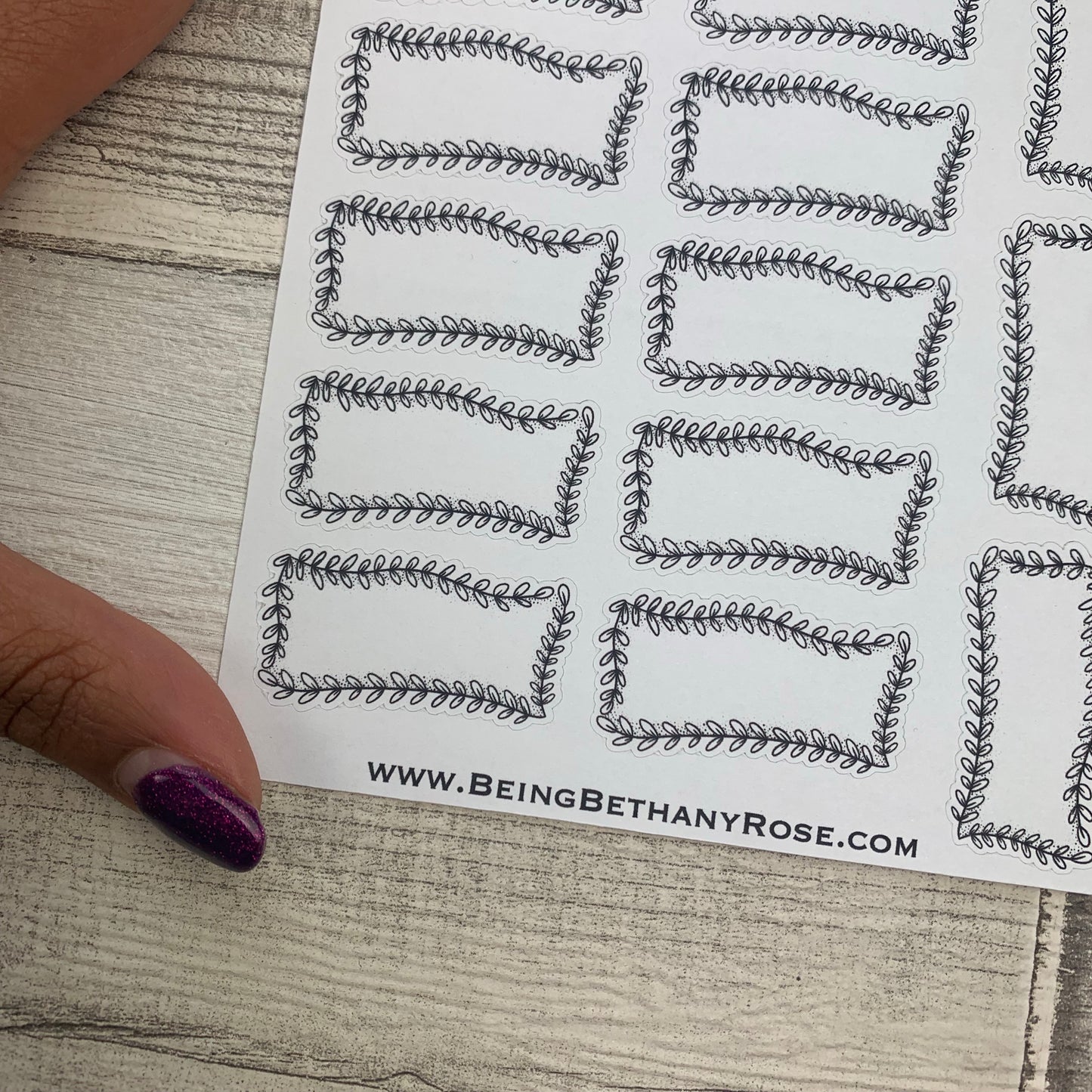 Vine Box stickers (BNWP0030)