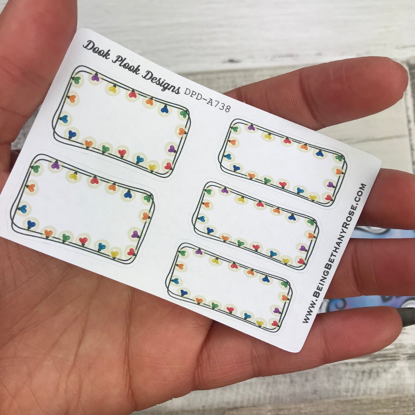 Christmas light boxes - Small Sampler Size (A738)