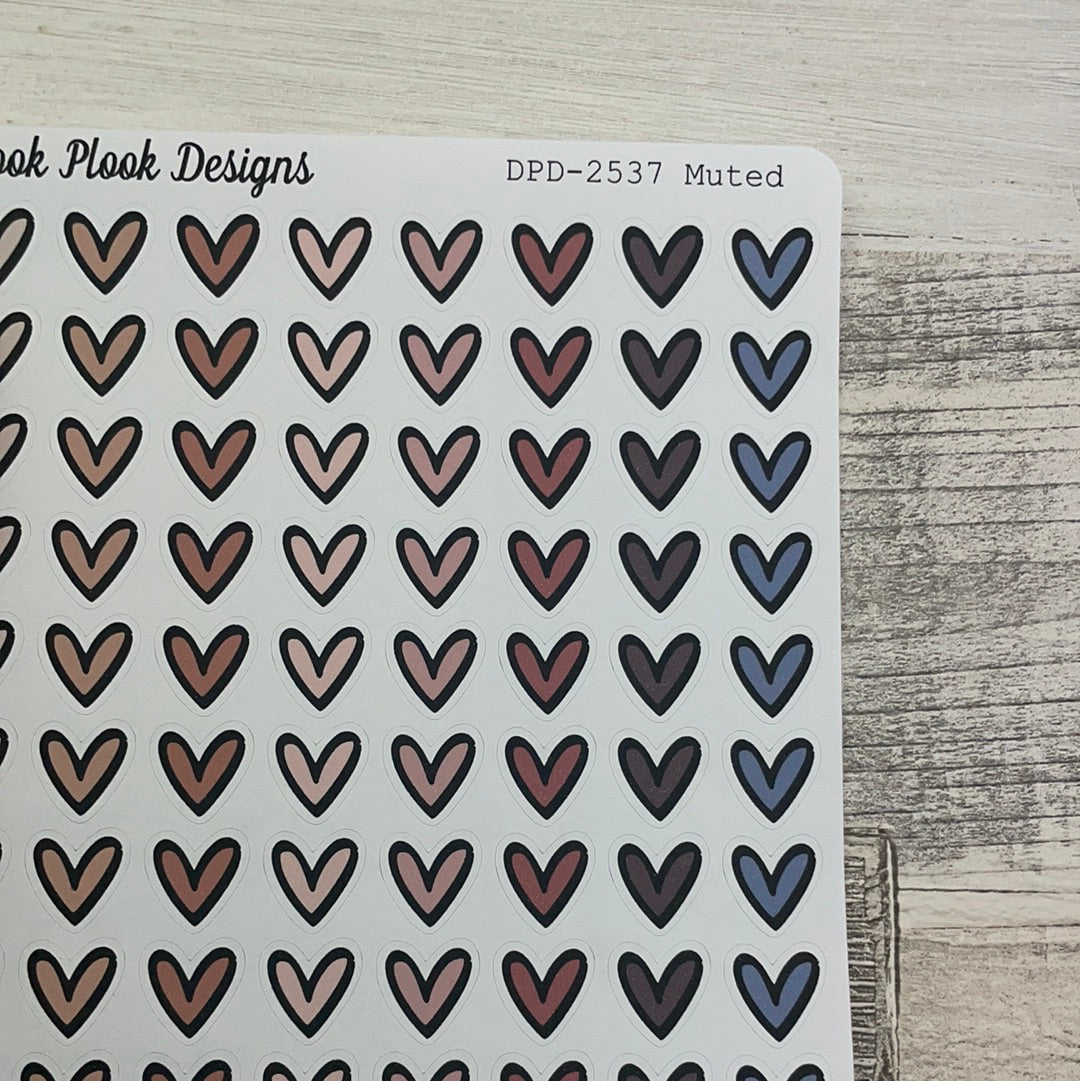 Colourful Heart Stickers (DPD-2537abc)