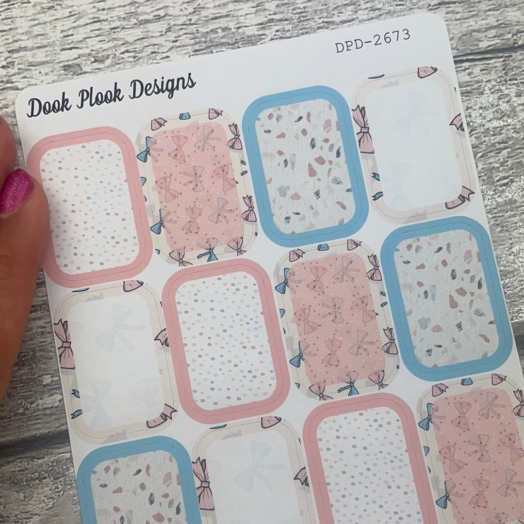 Eloise Bow half box stickers (DPD2673)