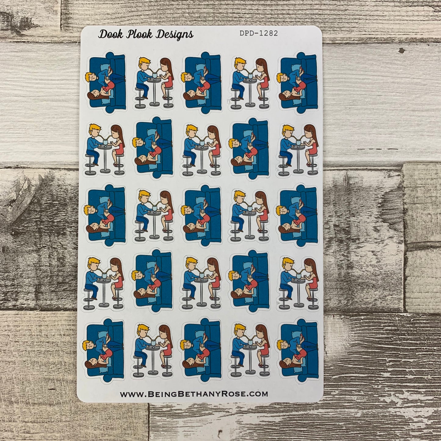 Date night / night in / night out sticker (DPD1282)