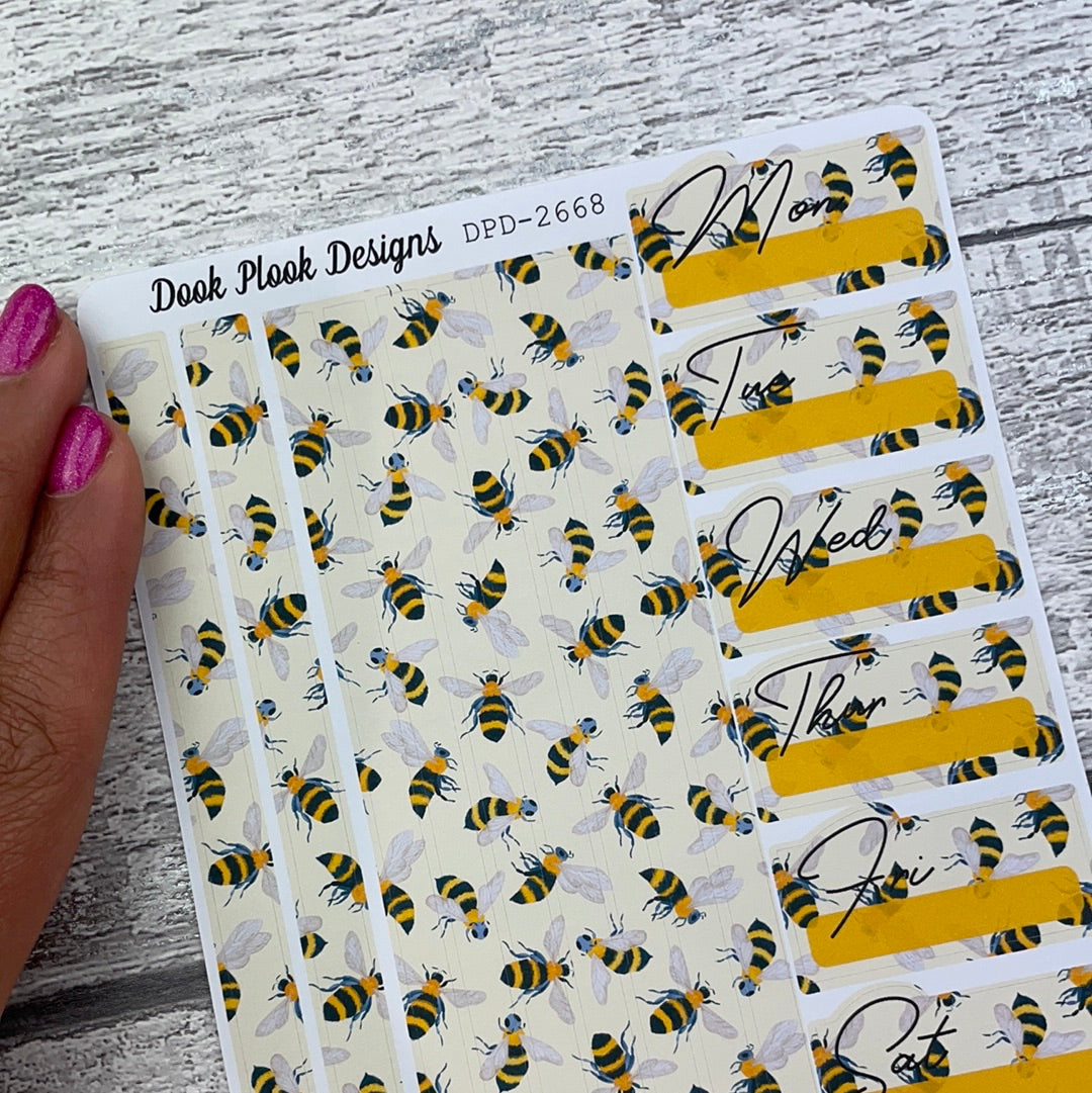 Belinda Bee - One sheet week planner stickers (DPD2668)