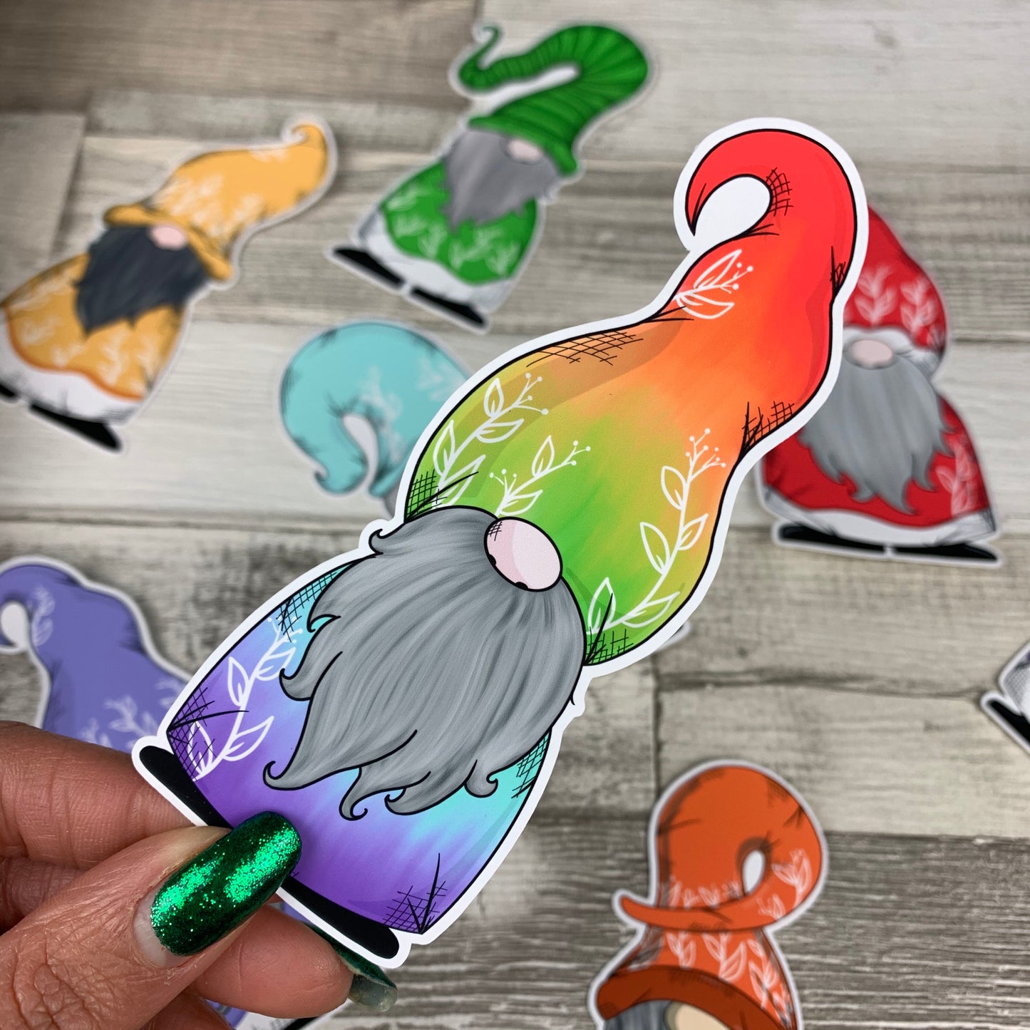 Rainbow Gonk diecut (Gregor)