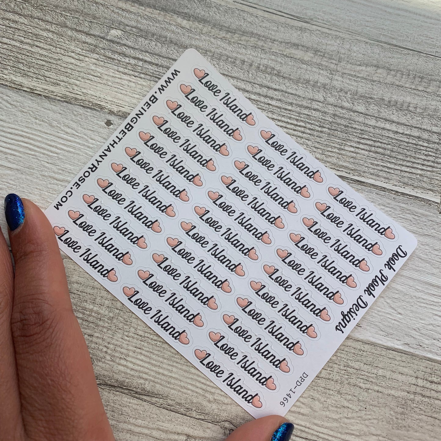 Love Island stickers (DPD1466)