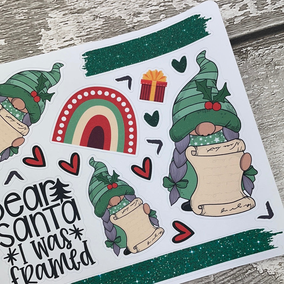 Present List Chip Gonk Stickers (TGS0125)