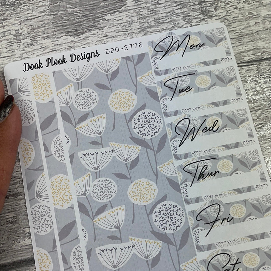 Danielle Dandelion - One sheet week planner stickers (DPD2776)