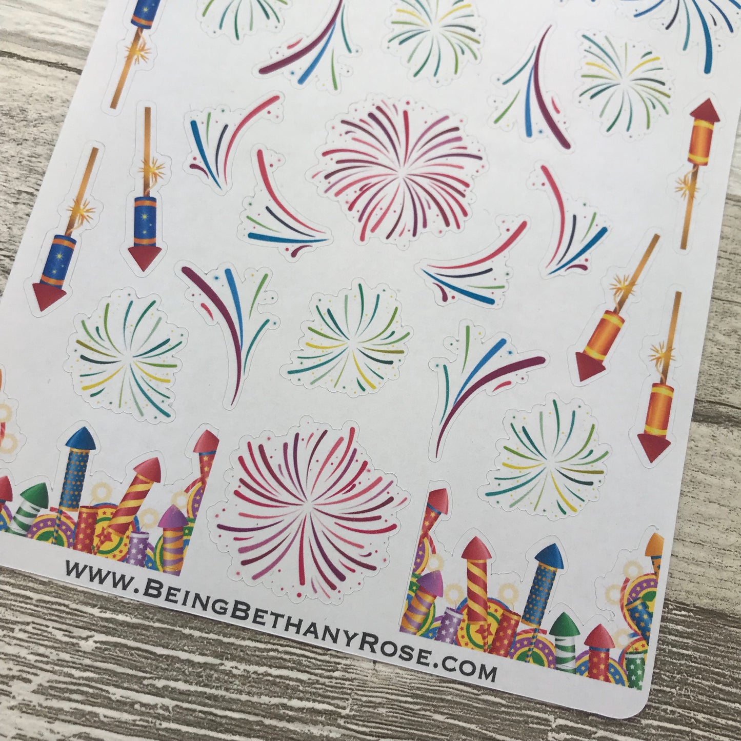Firework stickers (DPD240)