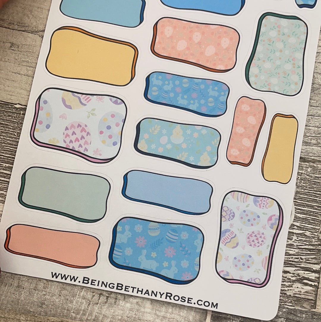 Yara Easter Hand drawn box stickers (DPD2524)