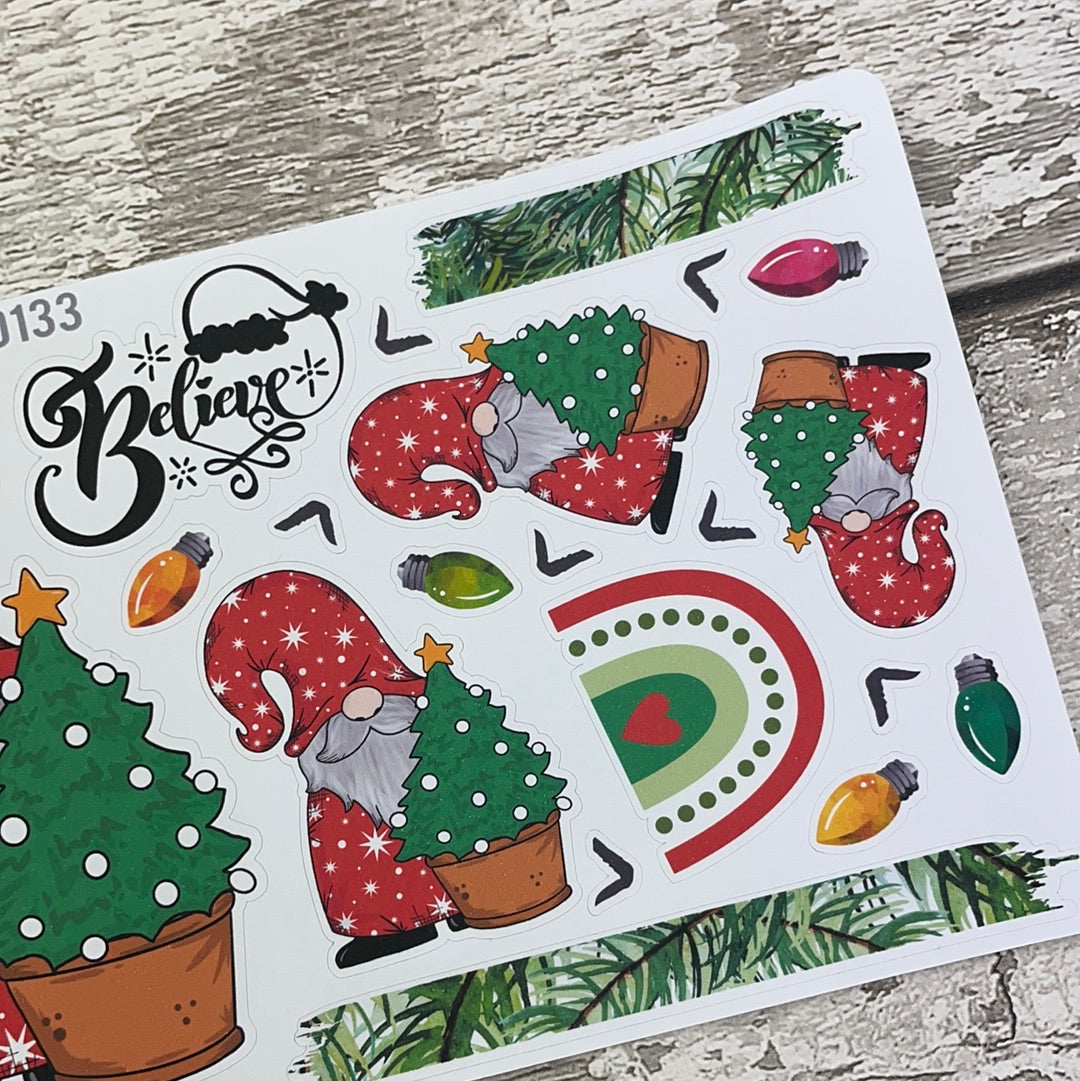 Christmas Tree Sven Gonk Stickers (TGS0133)