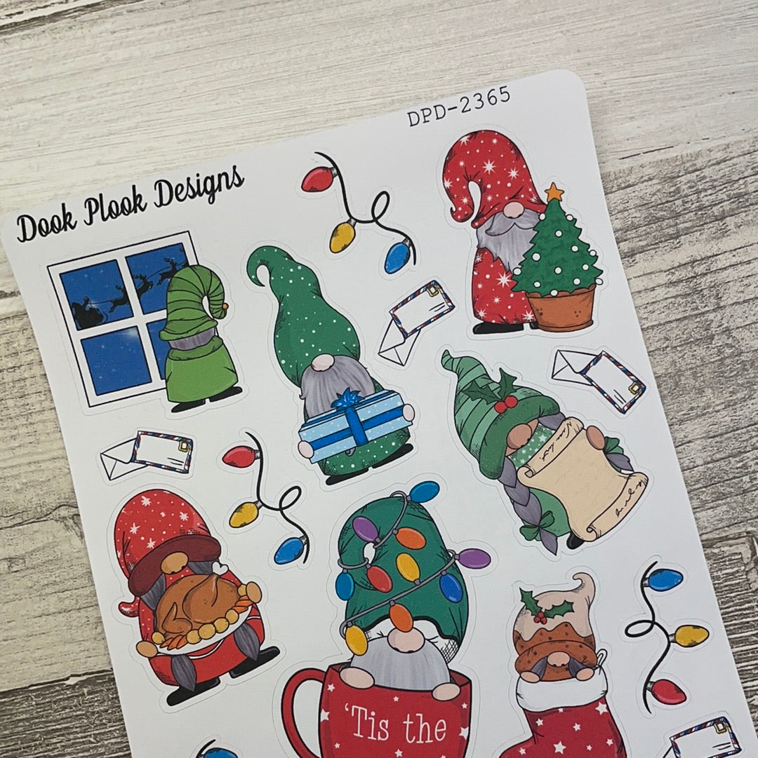 Tis the Season Gonk bucket list Stickers Mixed (DPD-2365)