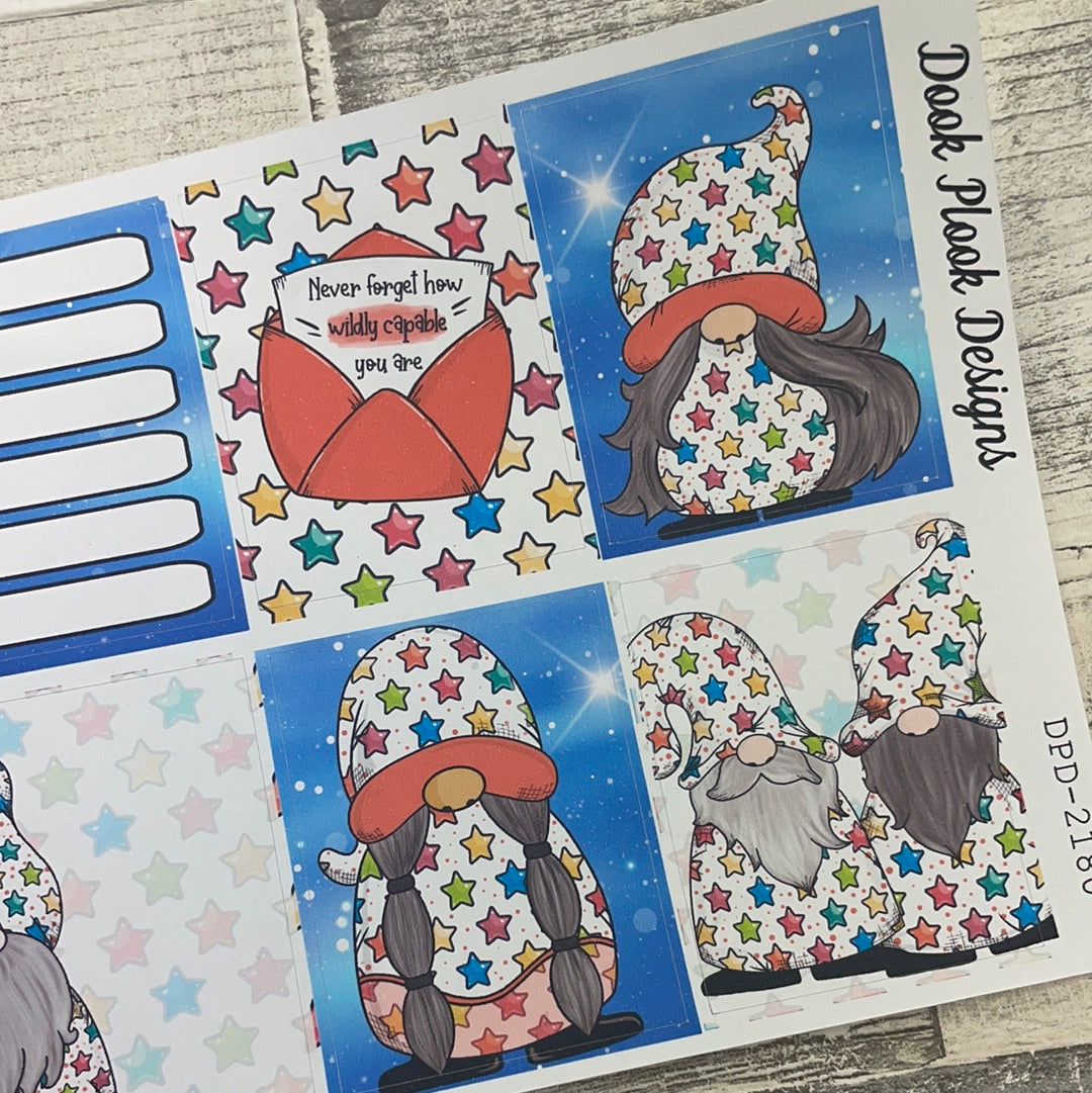 Colourful Stars Gonk full box stickers for Standard Vertical (DPD2180)