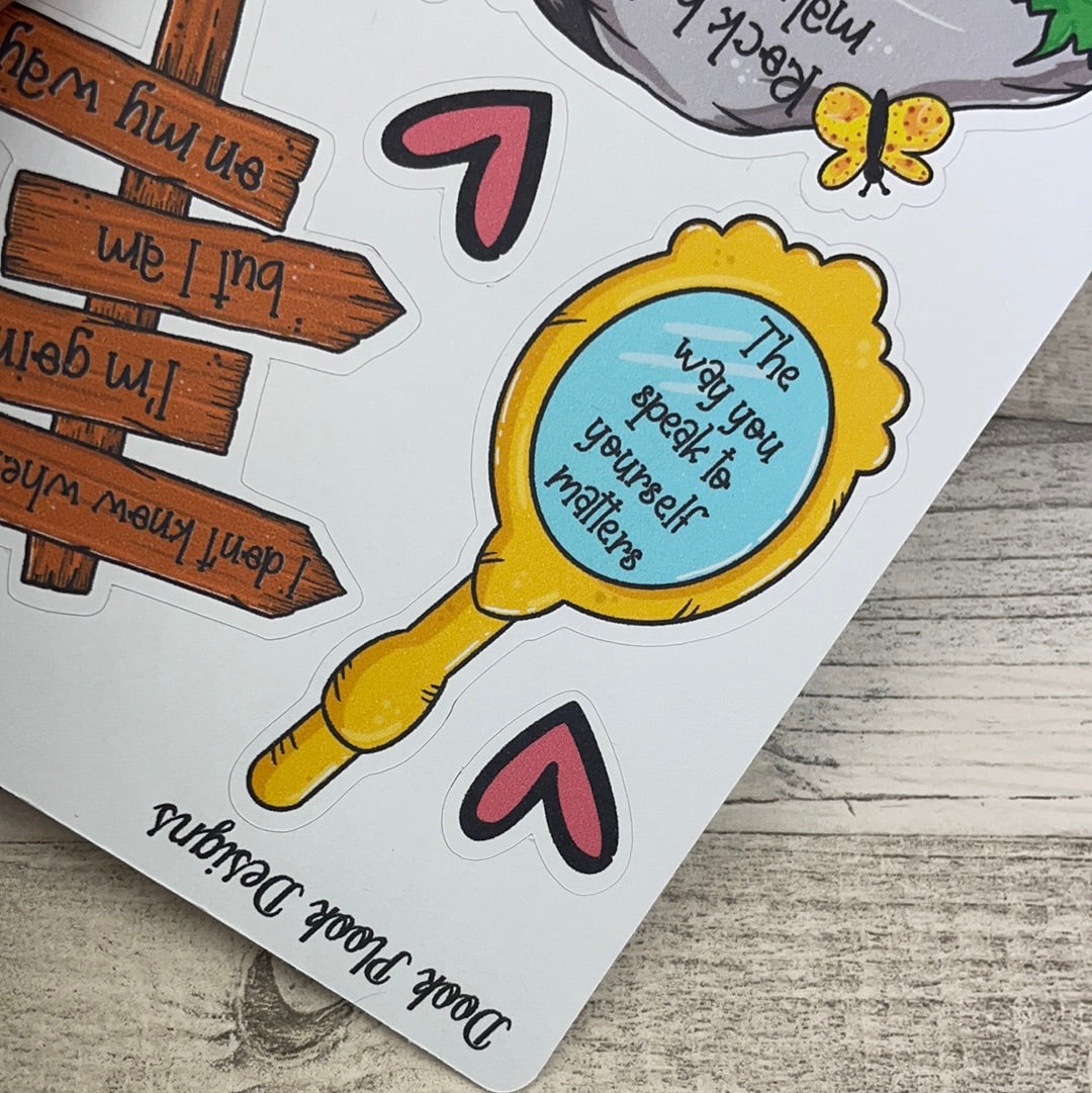 Motivational quote stickers (DPD2157)