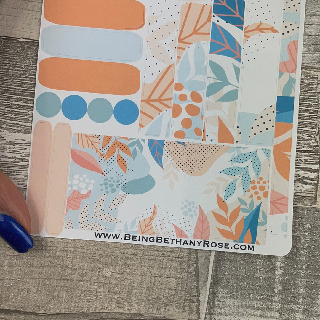(0301) Passion Planner Daily stickers - Muted Mediterranean2