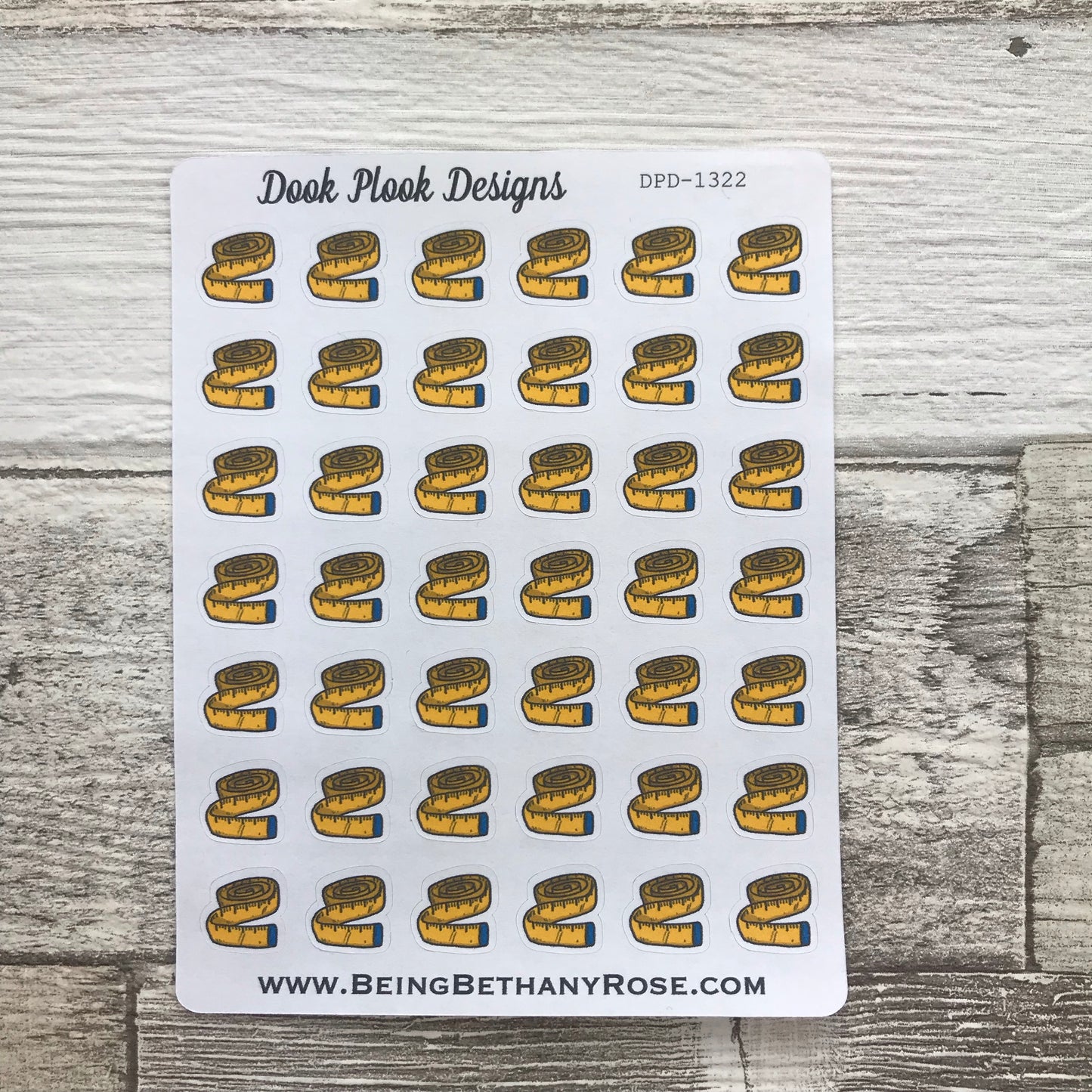 Tape measure / Body Measurement stickers (DPD1322)