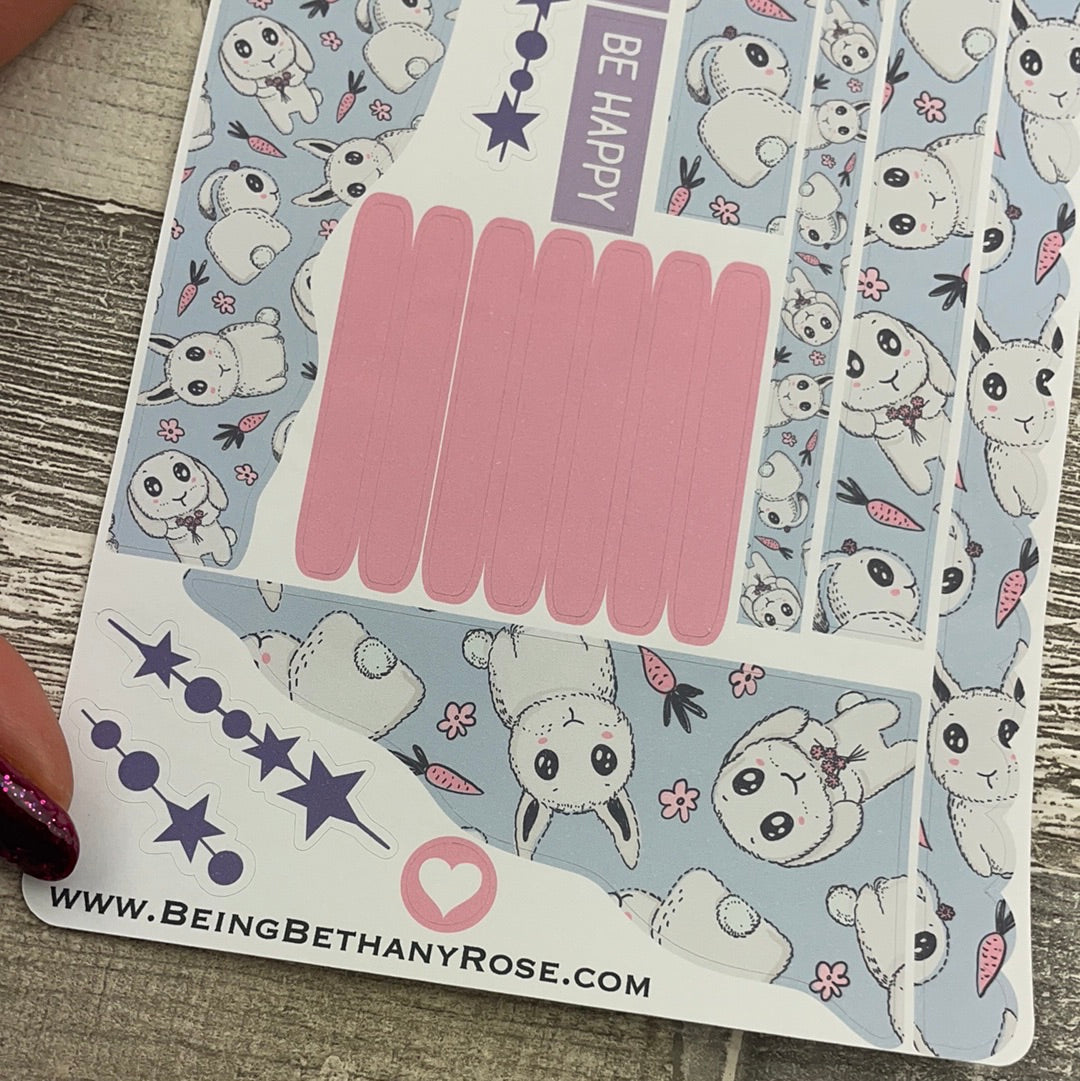 (0652) Passion Planner Daily Wave stickers - Hop to it