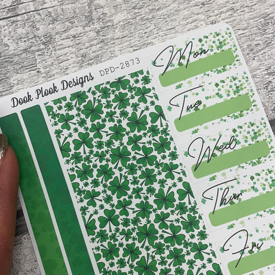 One sheet week planner stickers - St Patricks Day (DPD2873)