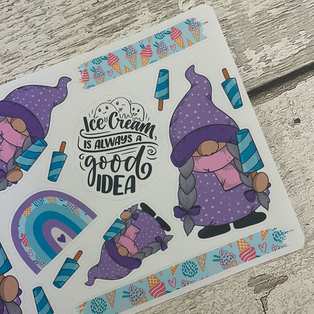 Kennedy Ice Cream Chip Gonk Stickers (TGS0184)