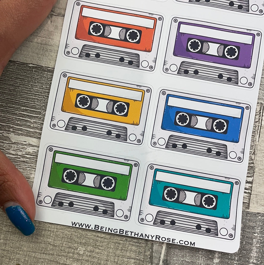 Retro Cassette stickers (DPD2223)