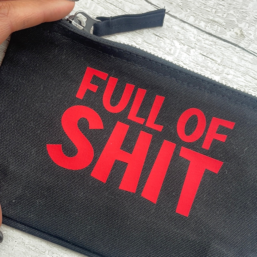 Full of Shit - Tampon, pad, sanitary bag / Period Pouch