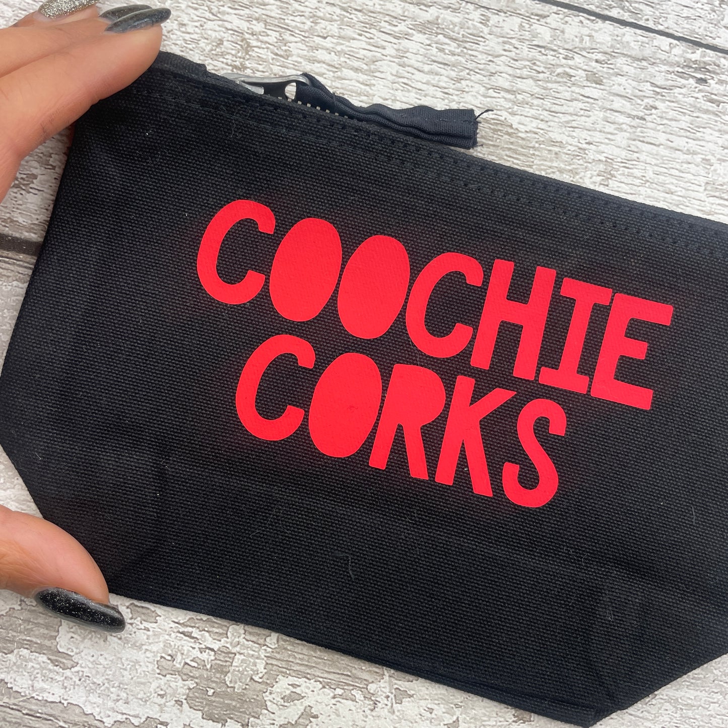 Coochie Corks - Tampon, pad, sanitary bag / Period Pouch