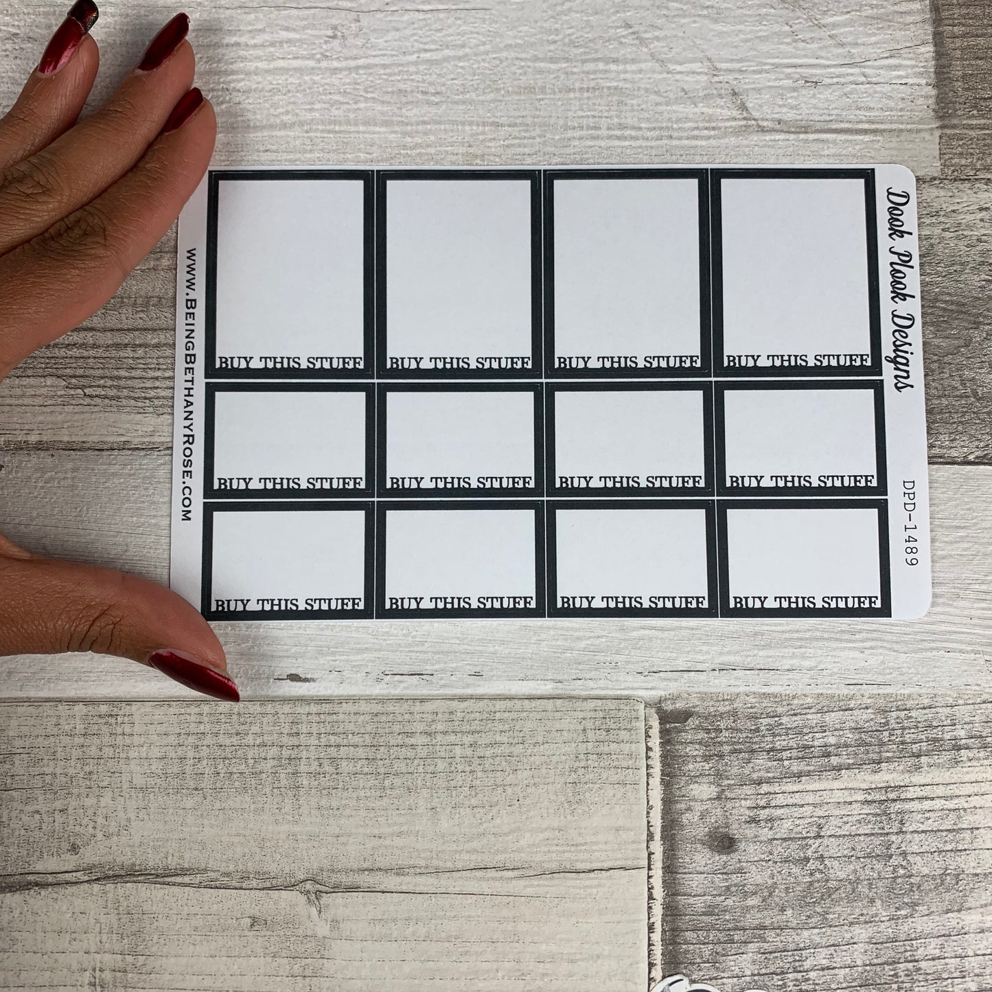 Buy this stuff stickers (DPD1489)