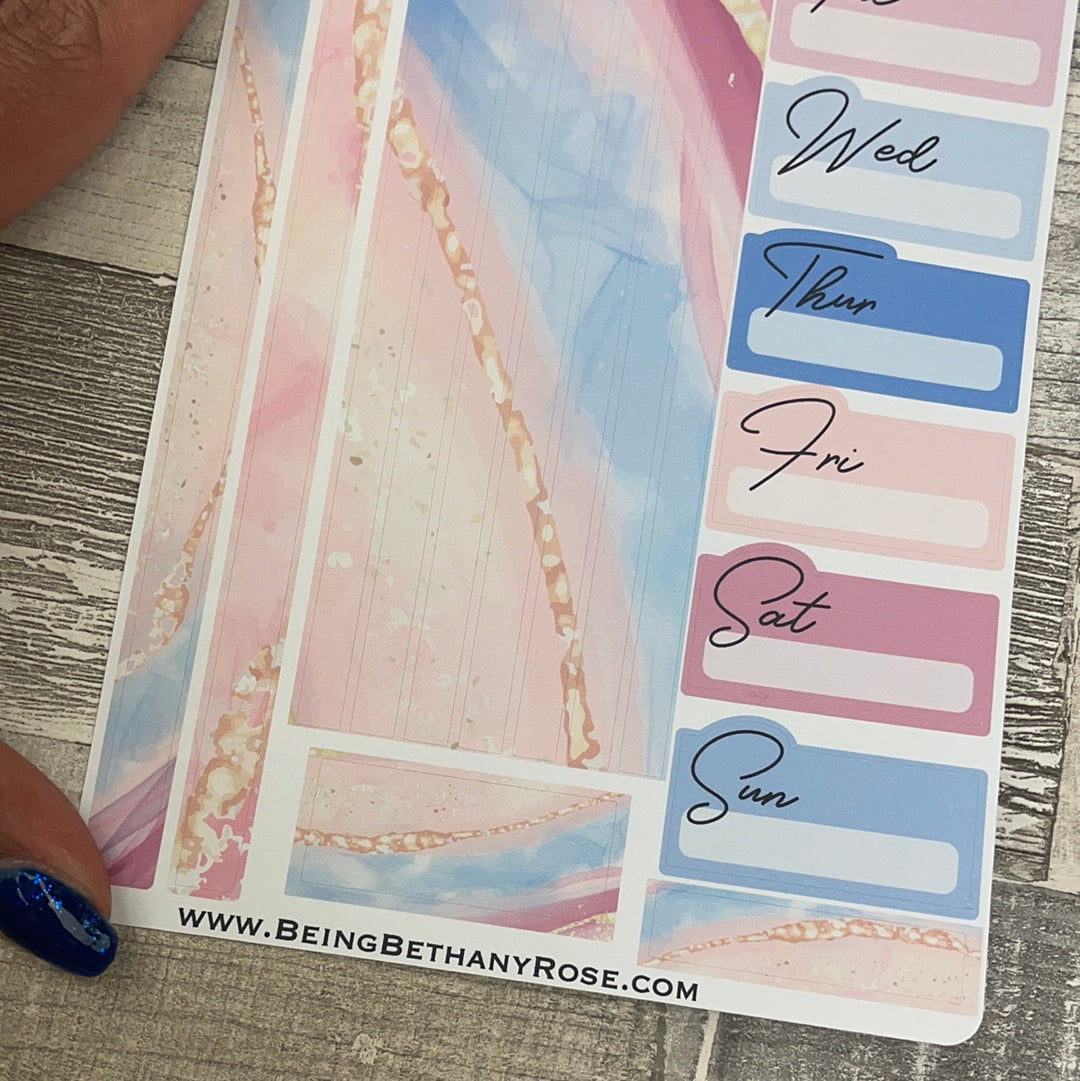 One sheet week planner stickers - you’re a gem (DPD2233)