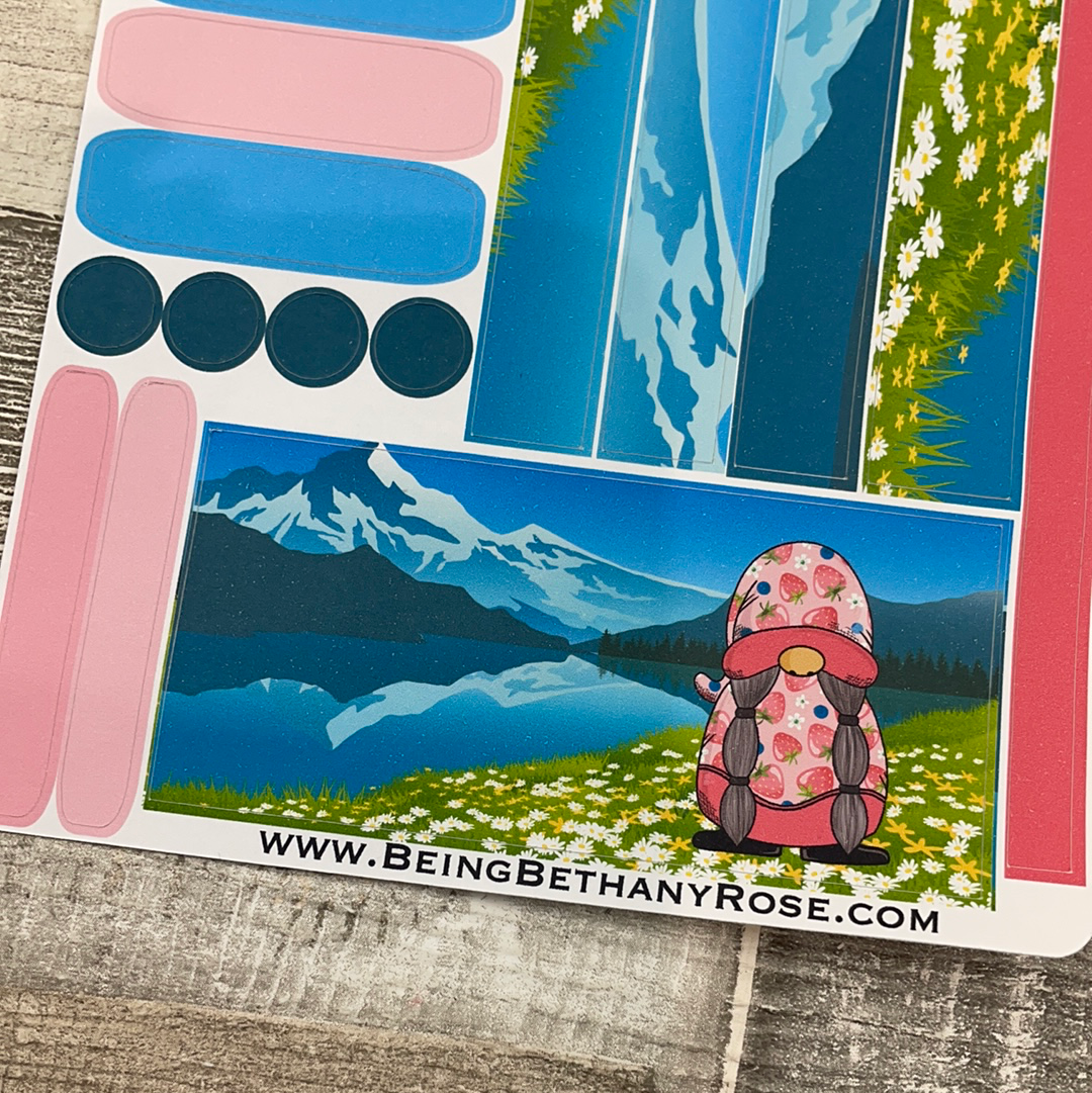 (0420) Passion Planner Daily stickers - Berry Scenes