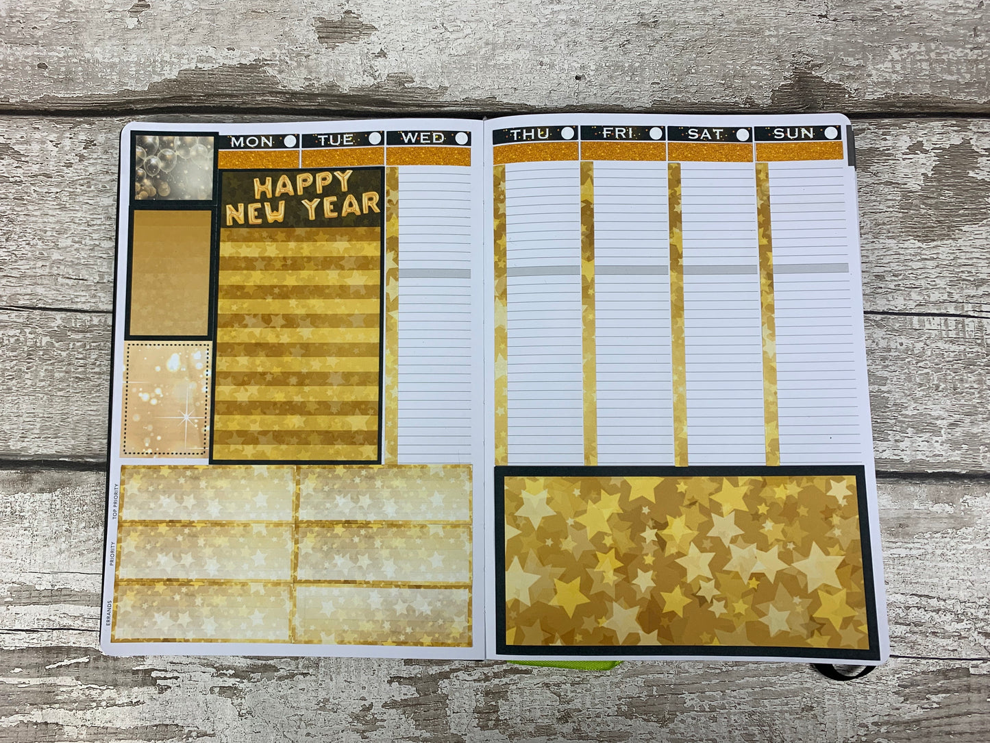 Celebration (Happy New Year) Passion Planner Week Kit (DPD1546)