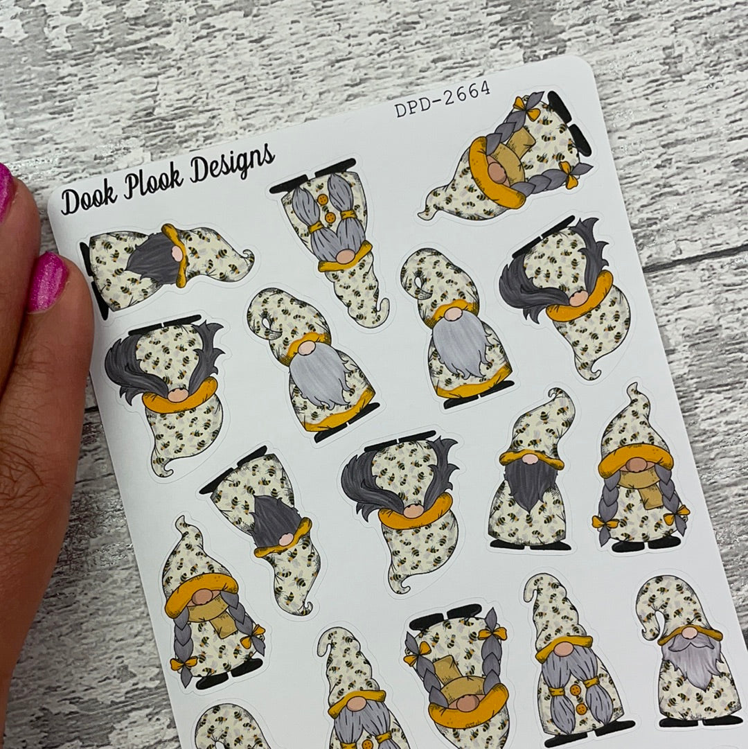 Belinda Bee Gonk Character Stickers Mixed (DPD-2664)