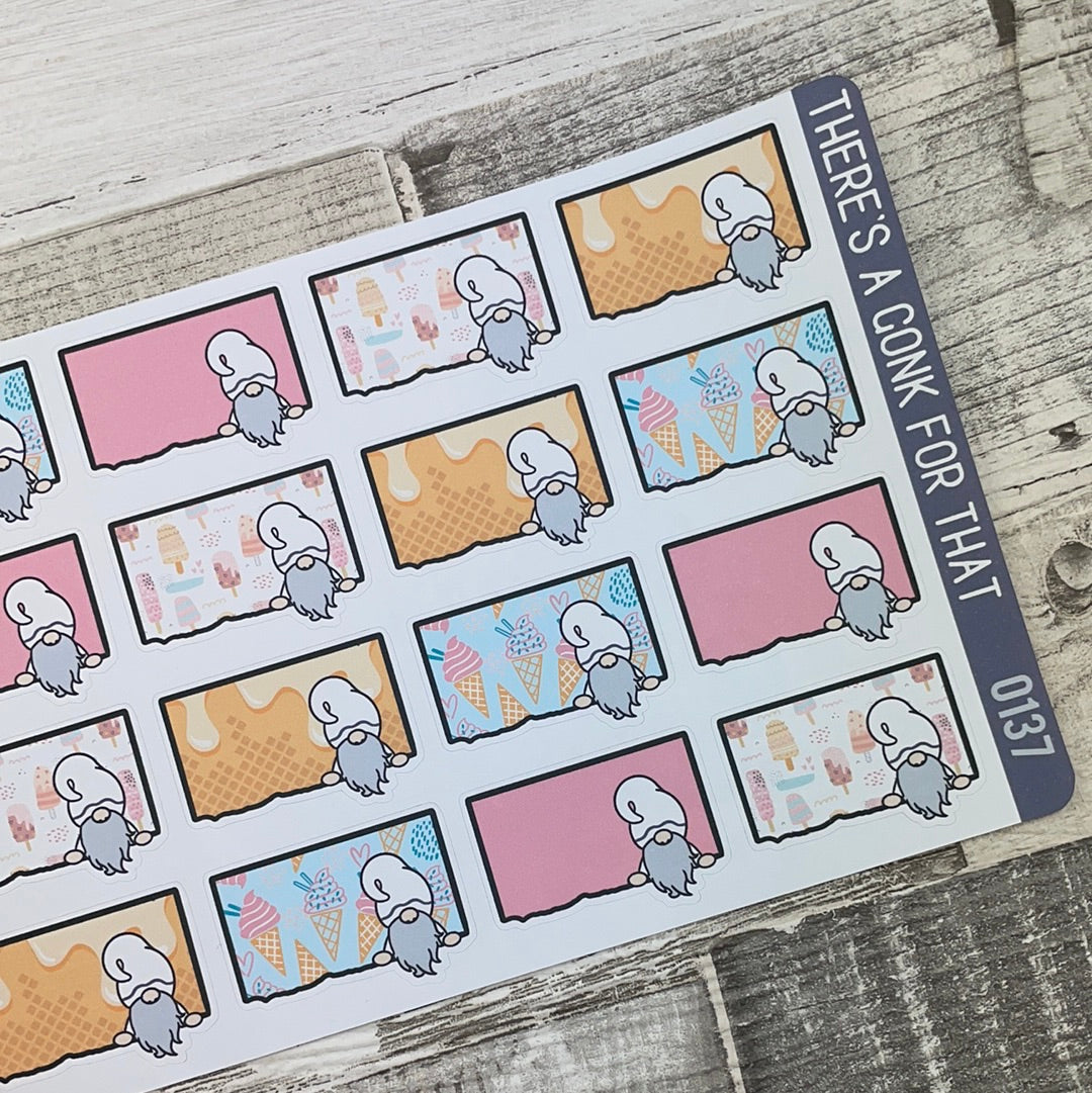 Kennedy Ice Cream Ripped Peeping Gnorman Sticker (GFT-0137)