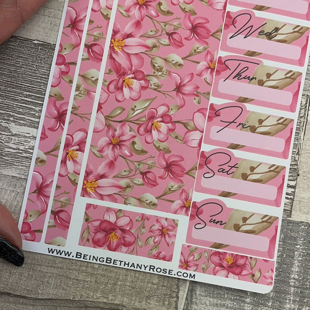 One sheet week planner stickers - Sophia (DPD2489)