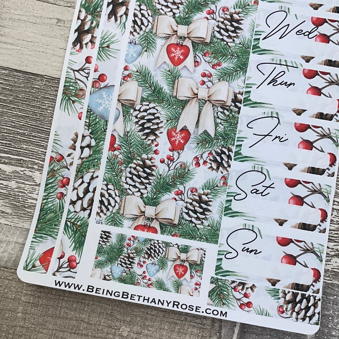 One sheet week medium passion planner stickers - Pine Cones (DPD2345)