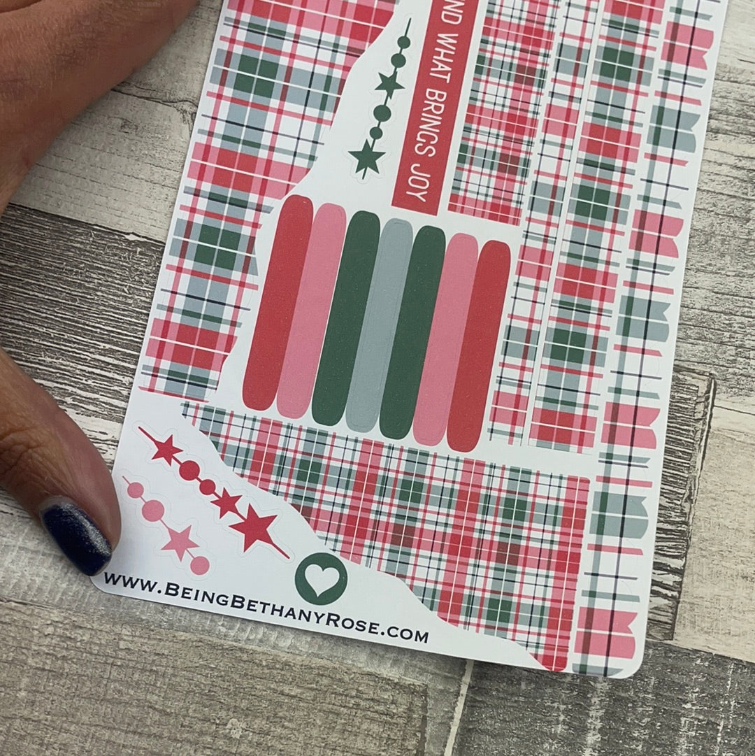 (0614) Passion Planner Daily Wave stickers - Eve