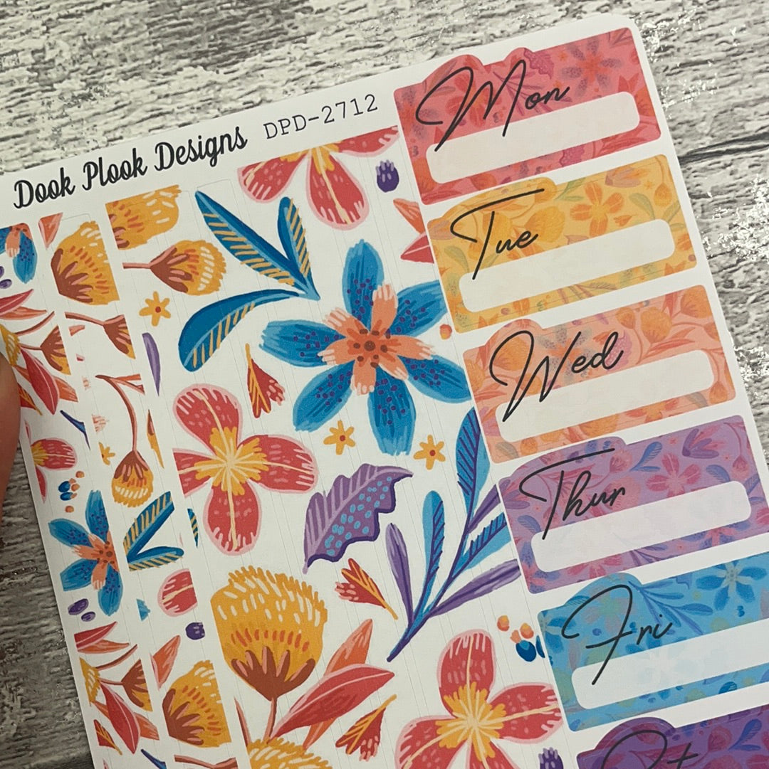 Payton Light- One sheet week planner stickers (DPD2712)