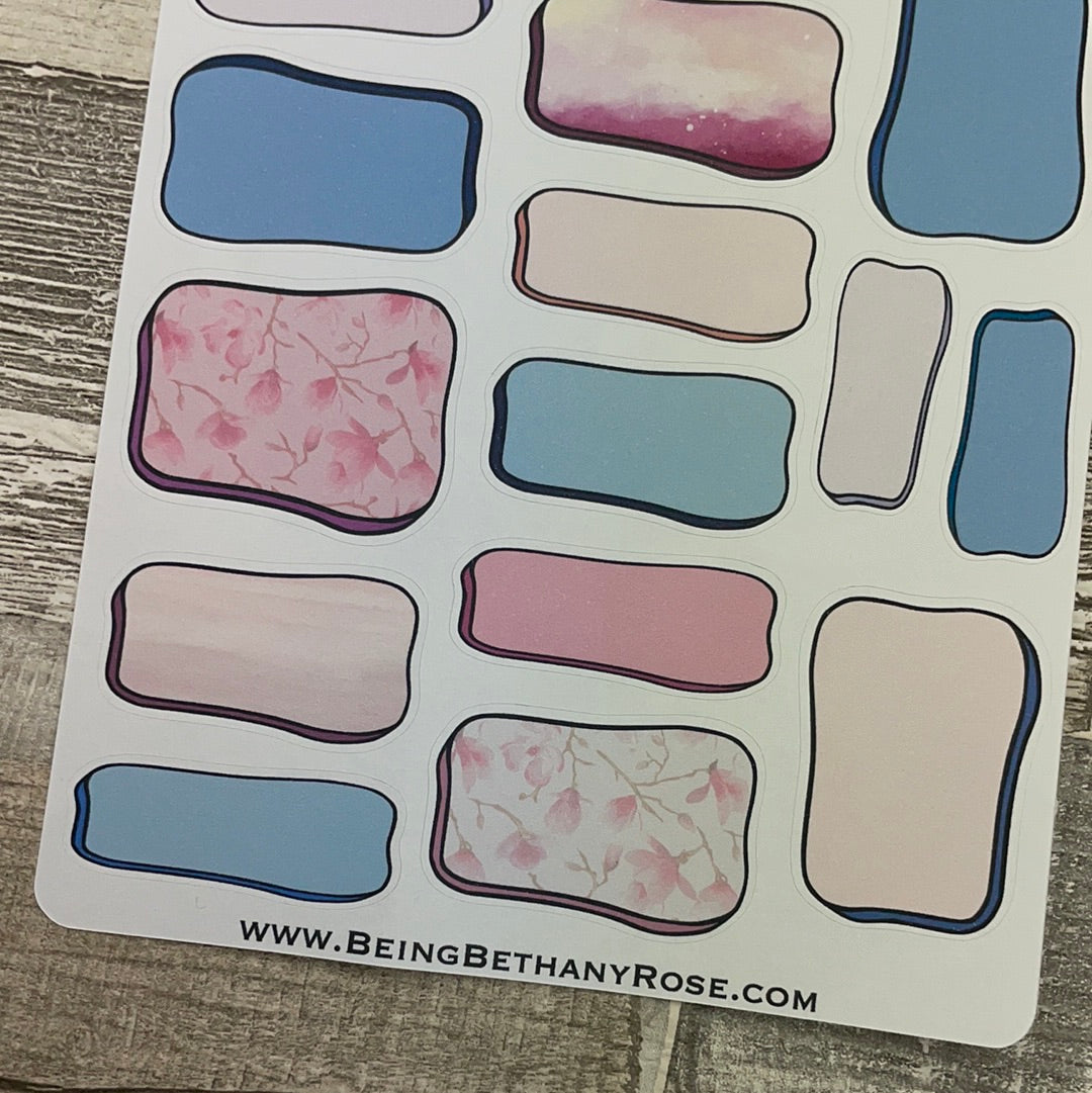 Eliza Hand drawn box stickers (DPD2340)
