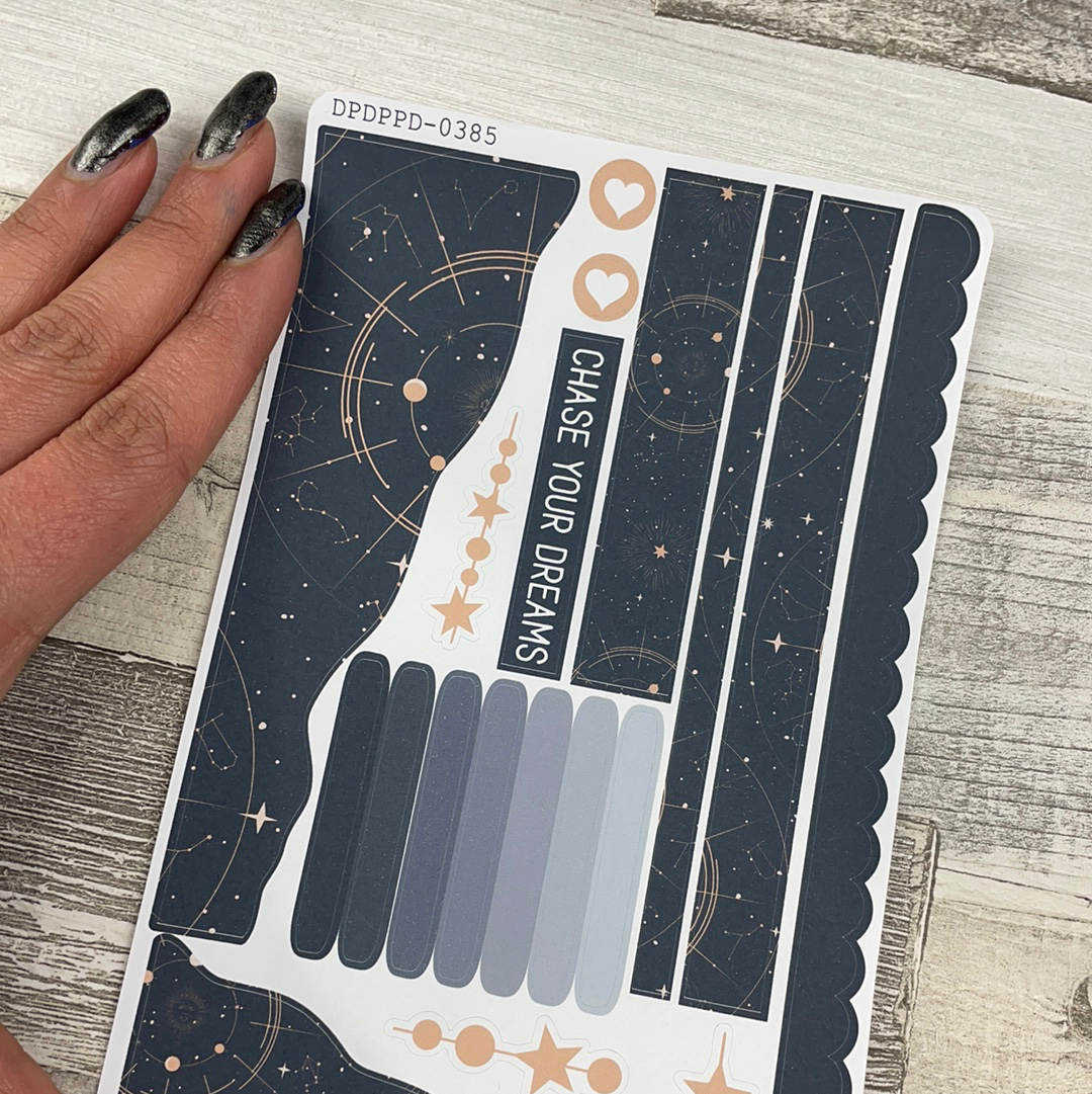 (0385) Passion Planner Daily Wave stickers - Constellations