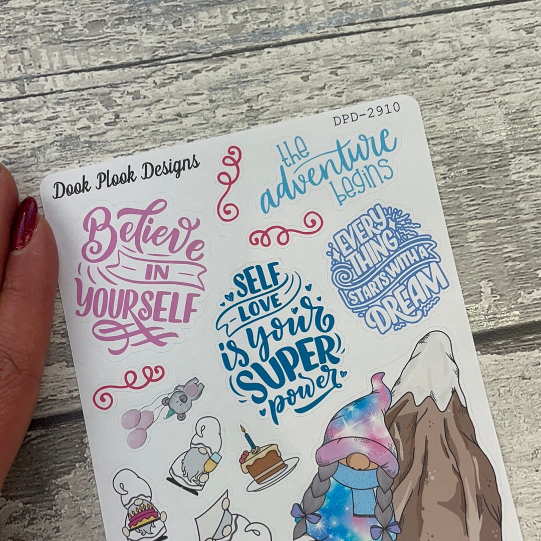 Wilma Quote Journal planner stickers (DPD2910)