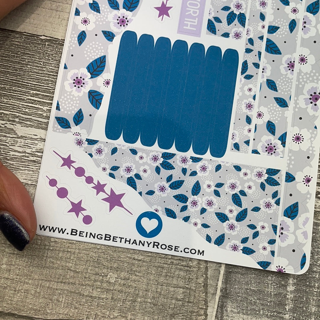 (0613) Passion Planner Daily Wave stickers - Elana