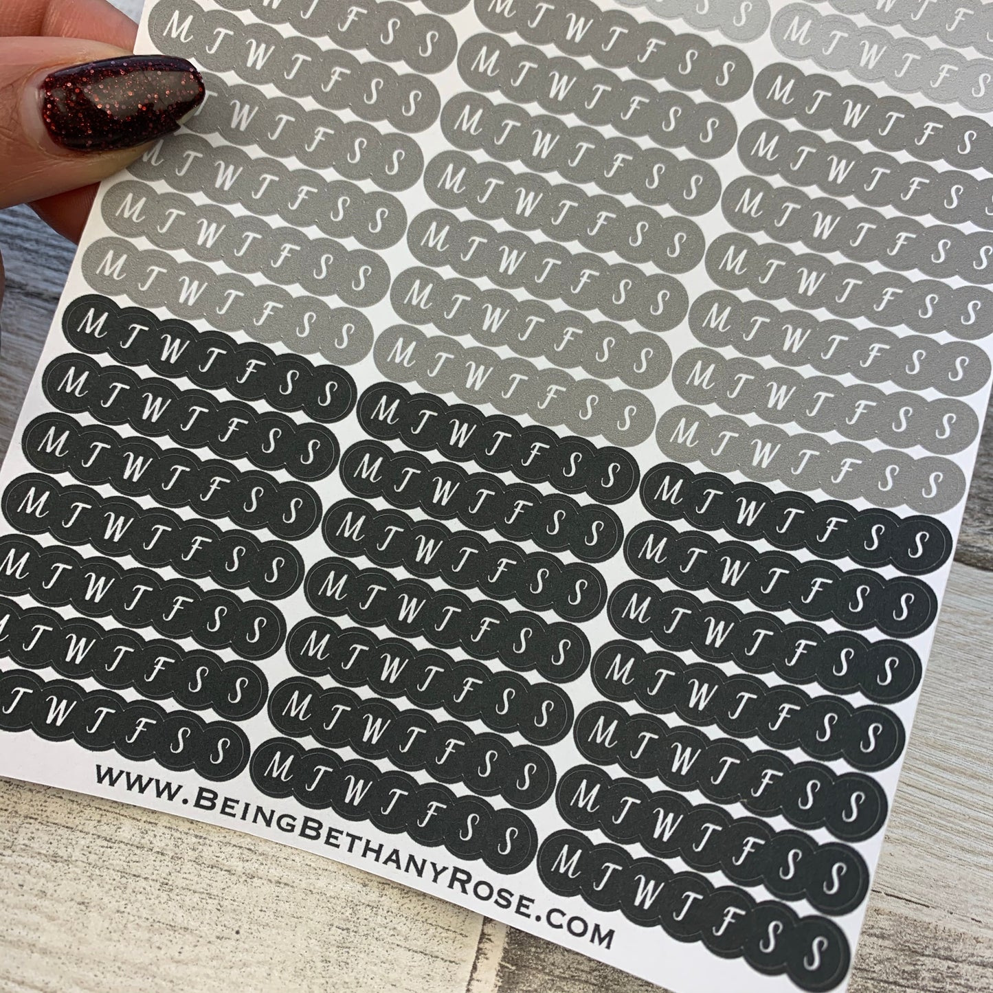 Weekly Habit tracking stickers (DPD1270)