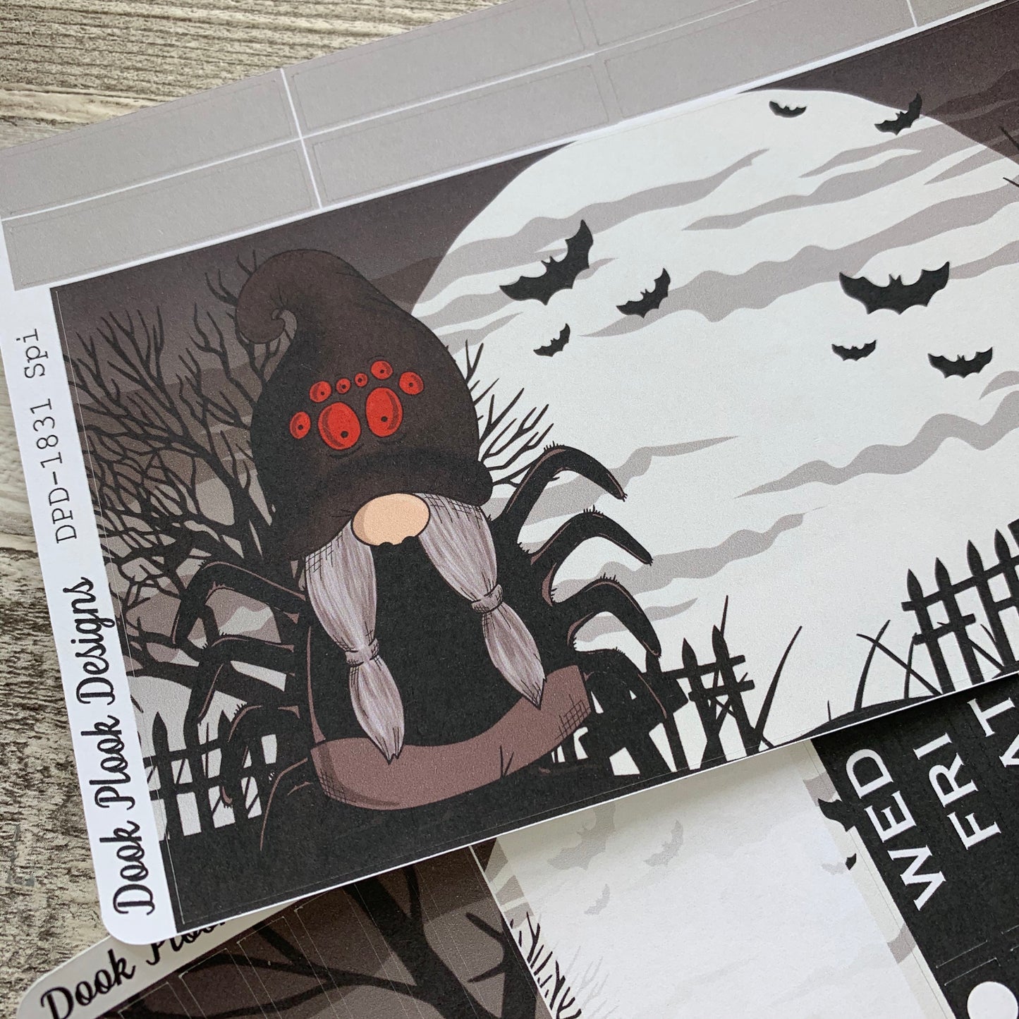Spider Scary Night Passion Planner Week Kit (DPD1831)