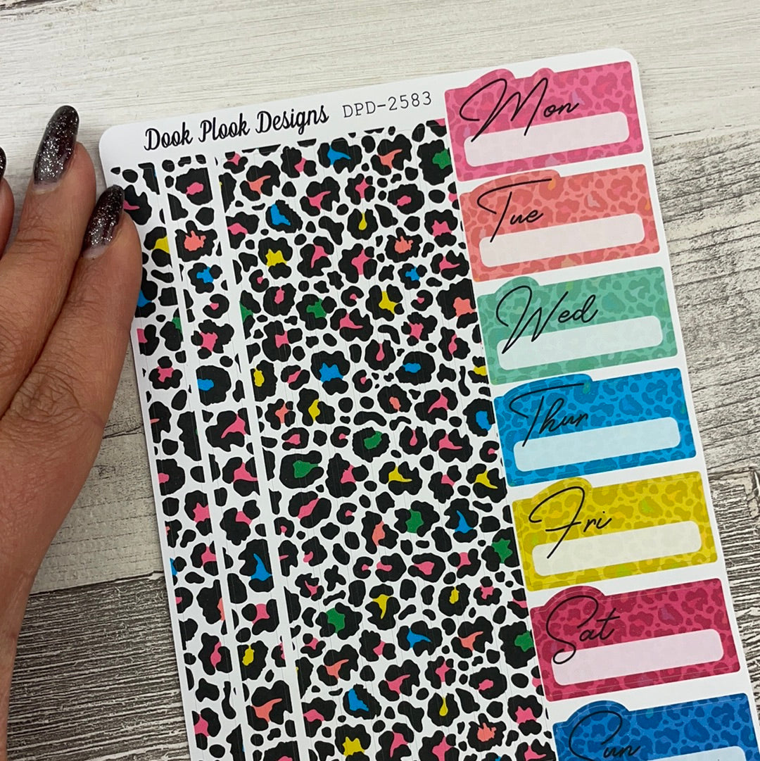 One sheet week planner stickers - Hallie (DPD2583)