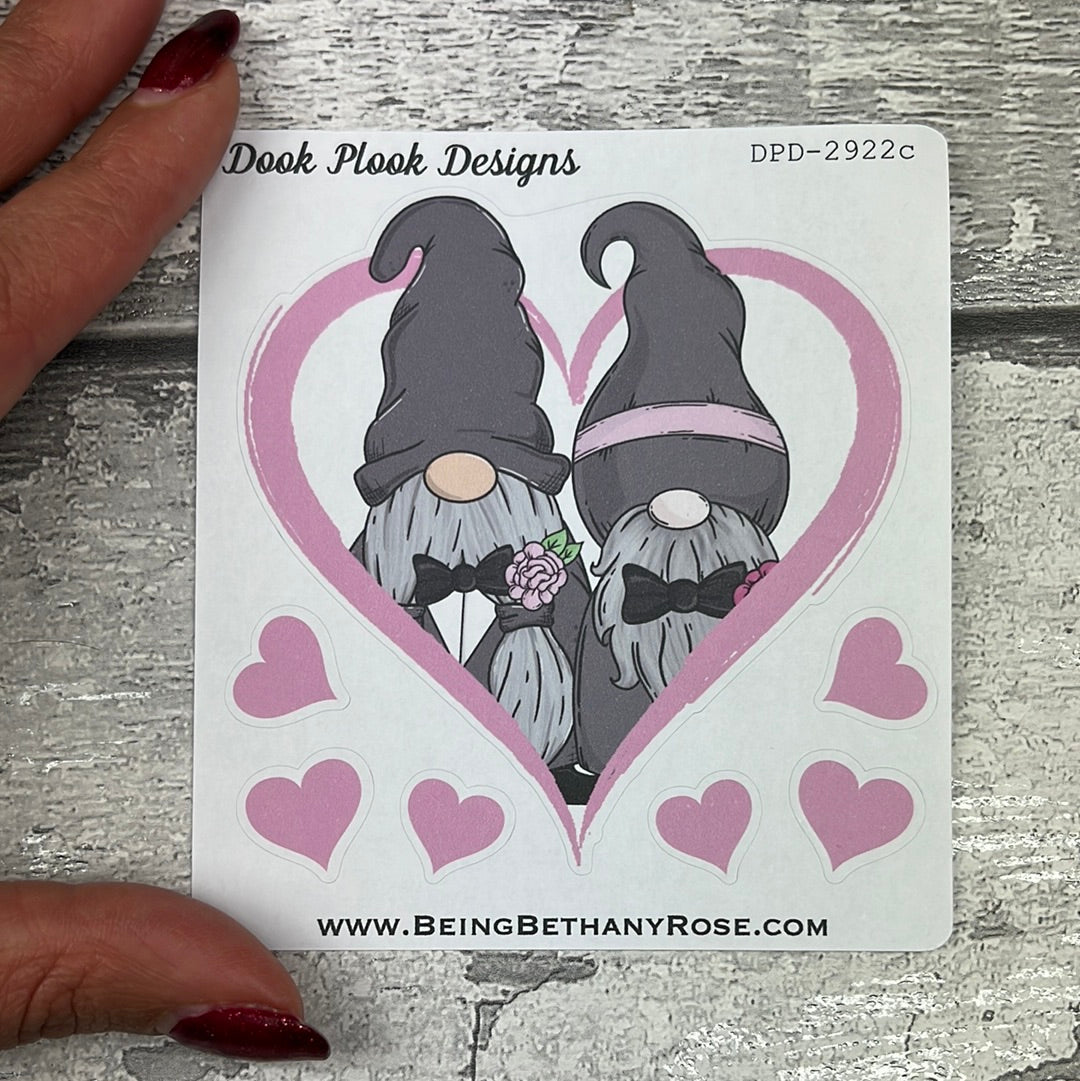 Large Gonk Wedding Heart (DPD-2922c Gregor & Cullen)