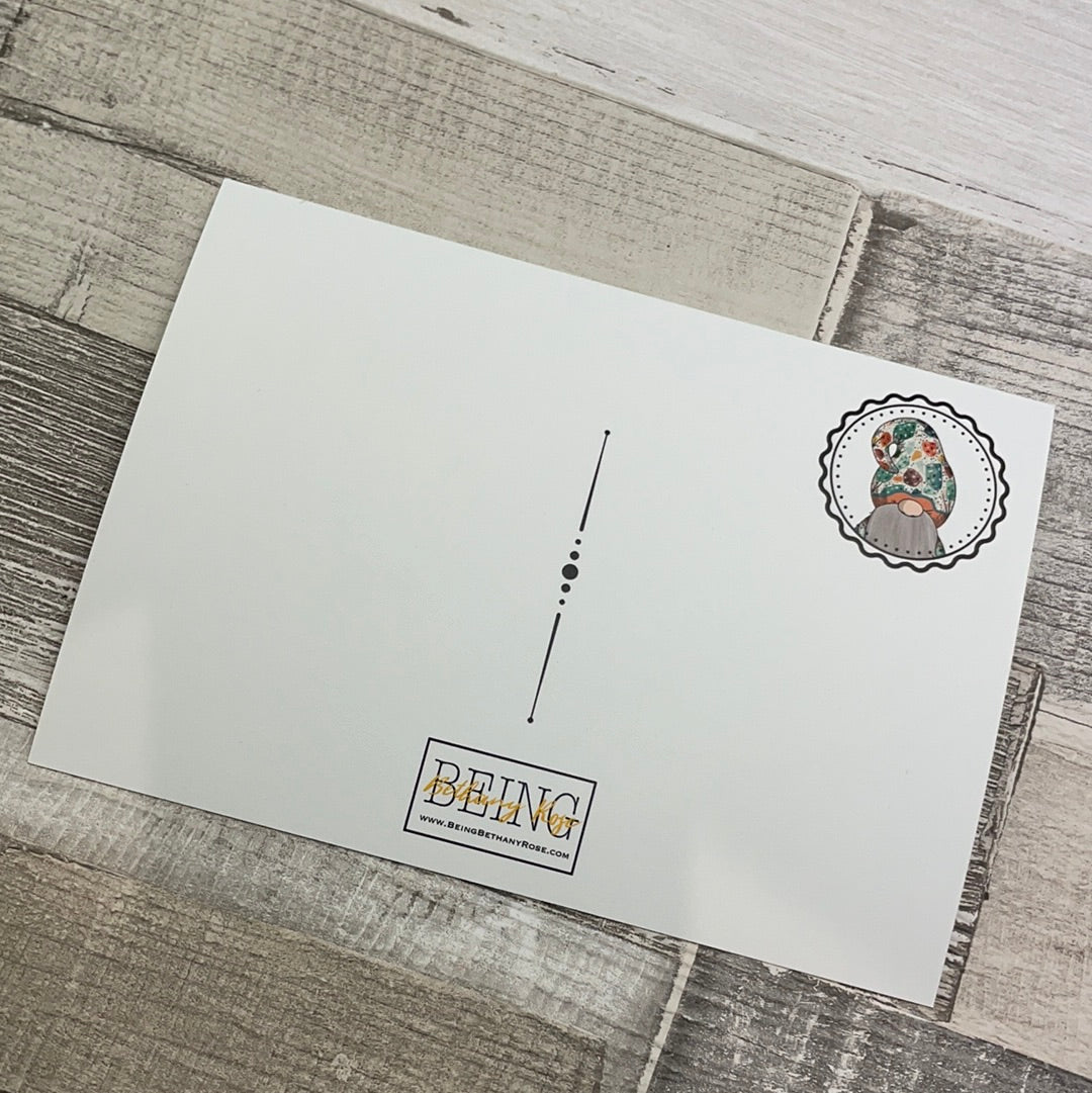 Postcard - I am worthy - Hetty