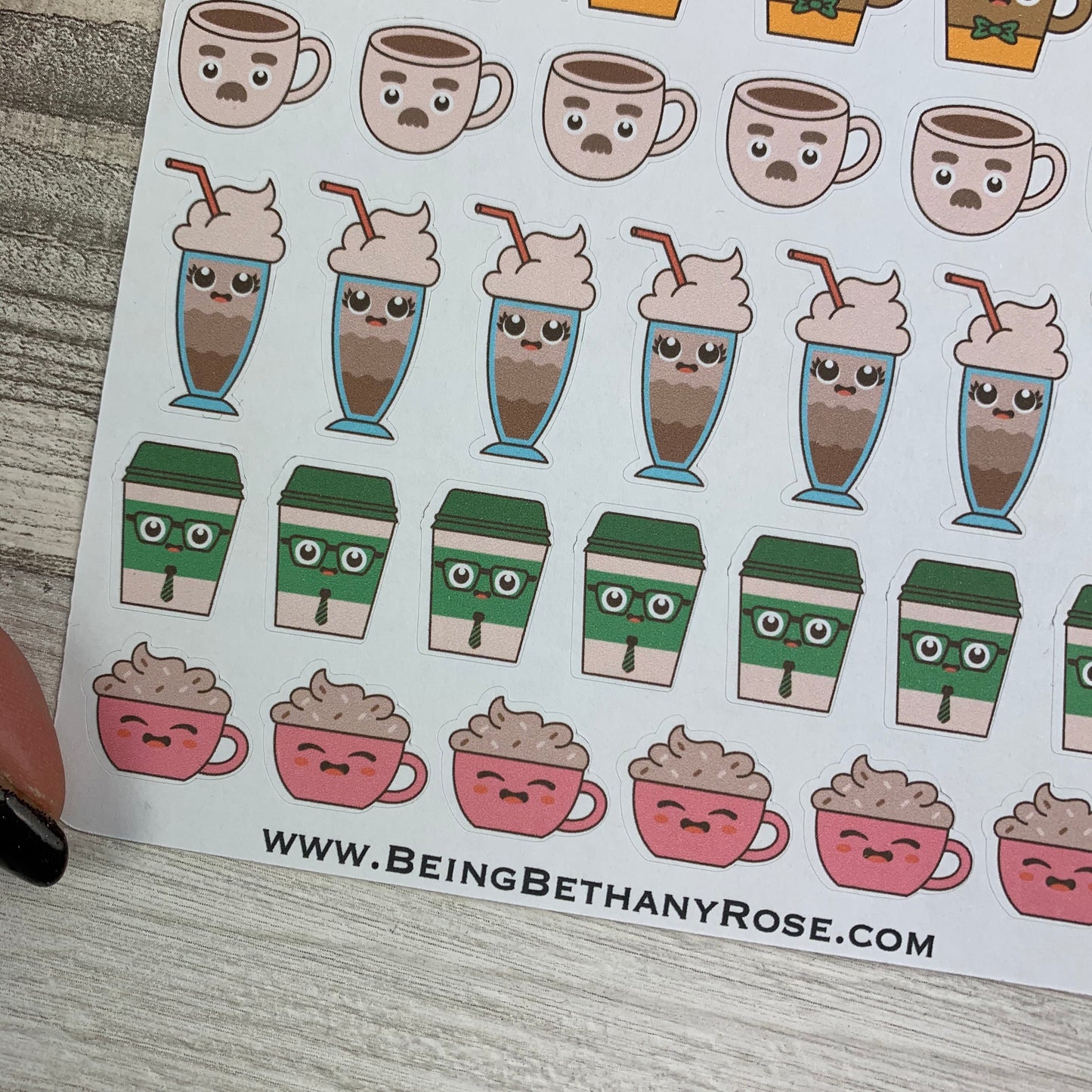Kawaii drink stickers (DPD848)