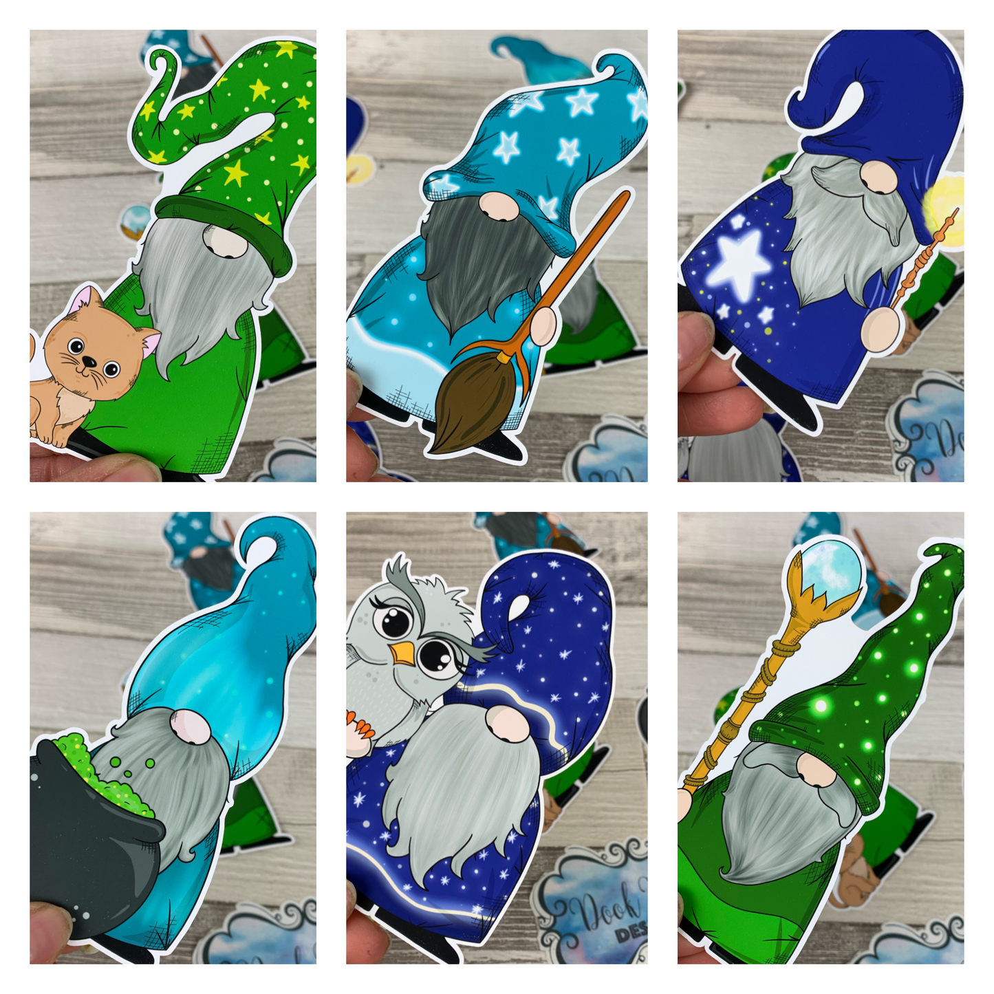 Wizard Gonk Diecut (Gnorman with Owl)