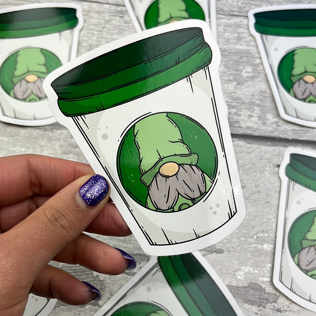 (011) Coffee Cup... Vinyl sticker
