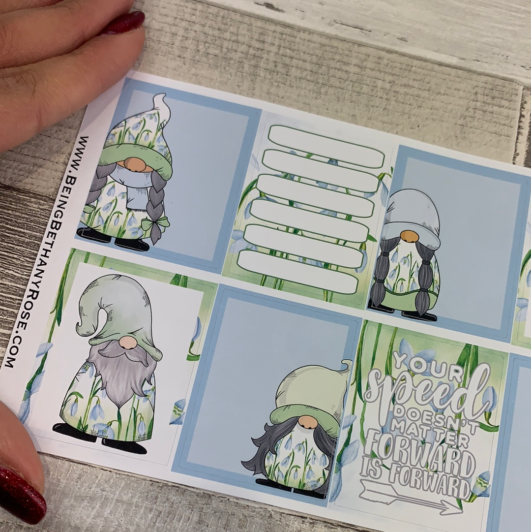 Snowdrop Gonk full box stickers for standard vertical (DPD1940)